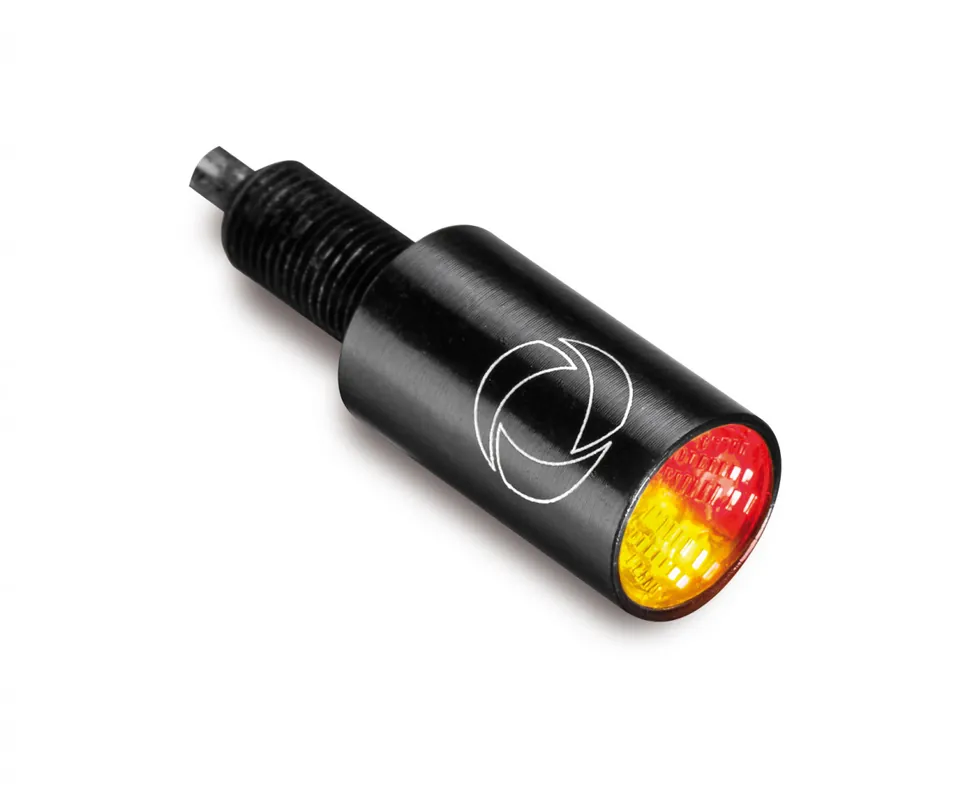 Clignotants Kellermann, feux arrière et stop, Atto DF Integral, alu, LED, HL/HR 12 V, noir brillant Meilleur Choix