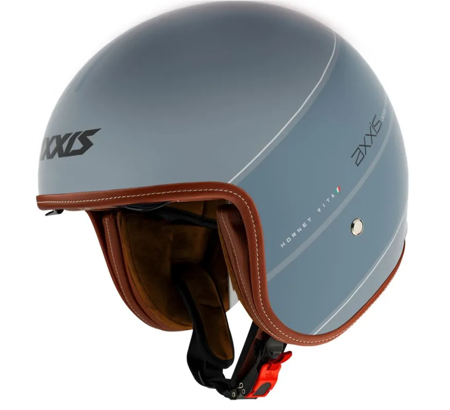 Casque jet Axxis, Hornet SV Vita, gris mat XS Achat Immédiat