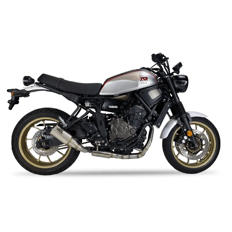 Vente Directe Système complet IXIL RB avec catalyseur pour Yamaha XSR 700, acier inoxydable, homologué E, Euro3+4 Noir