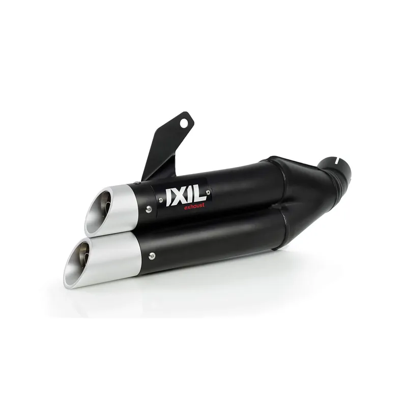 Pas Cher IXIL HYPERLOW XL pour Yamaha MT-07 /Tracer 700 /XSR 700, acier inoxydable noir, homologué E, Euro5