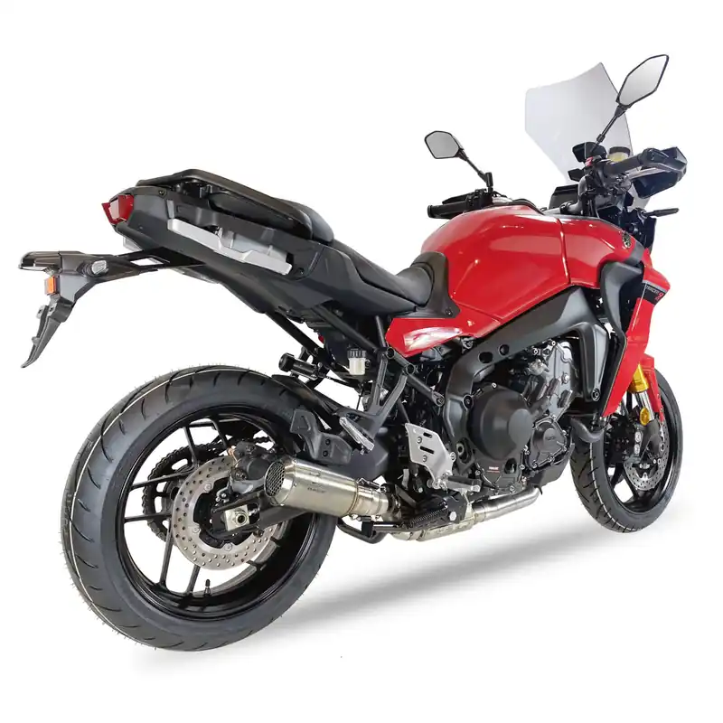Système complet IXRACE MK2 pour Yamaha Tracer 9 /GT, acier inoxydable, homologué E, Euro5 Noir Bon Plan