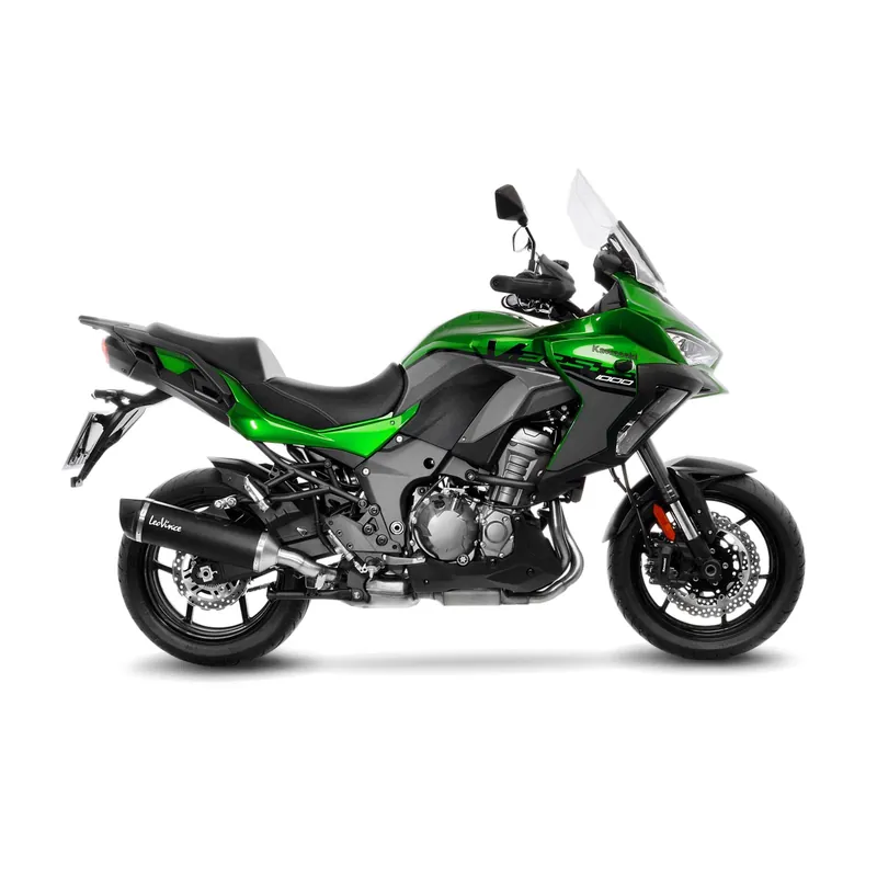 LeoVince système d&rsquo;échappement SBK Nero pour Kawasaki Versys 1000 /S /SE, noir, slip on, E-approbation Dernière Chance