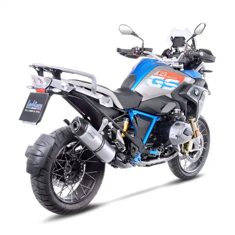 Système d?èchappement LeoVince LV One Evo pour BMW R 1200 GS /Adventure, argent, slip on, Euro4, E-approbation Bon Marché
