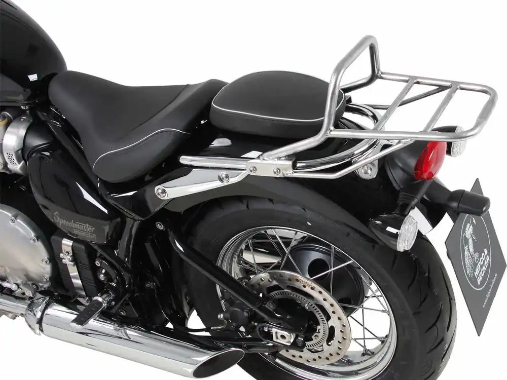 Usine Directe Porte-bagages chromé pour Triumph Bonneville Speedmaster (18-) Hepco & Becker