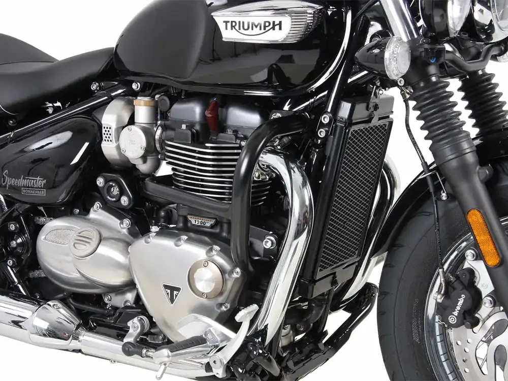 Arceau de protection moteur noir pour Triumph Bonneville Speedmaster (18-) Hepco & Becker Expédié Aujourd&rsquo;hui