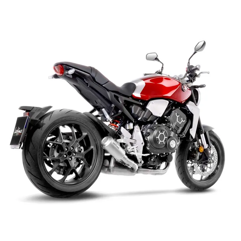 Système d?èchappement LeoVince LV 10 pour Honda CB 1000 R, acier inoxydable argenté, slip on, Euro4+5, E-approbation Solde