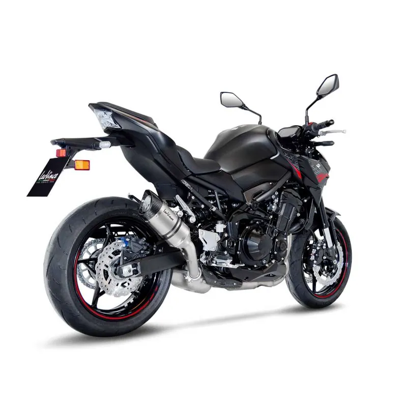 Authentique Système d?èchappement LeoVince LV Pro pour Kawasaki Z 900, acier inoxydable argenté, slip on, E-approbation