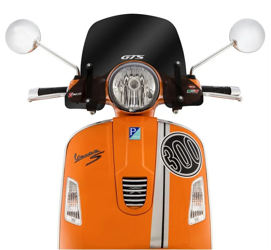 Pare-brise mi-haut pour Vespa GTS/GTS Super/GT/GT L 125-300cc, teinté Bon Marché