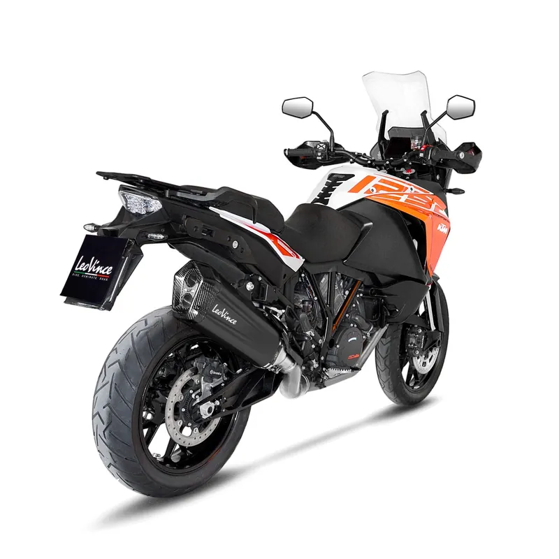 Prix Bas LeoVince système d?èchappement LV-12 pour KTM Adventure /Duke, noir, slip on, Euro4, E-approbation