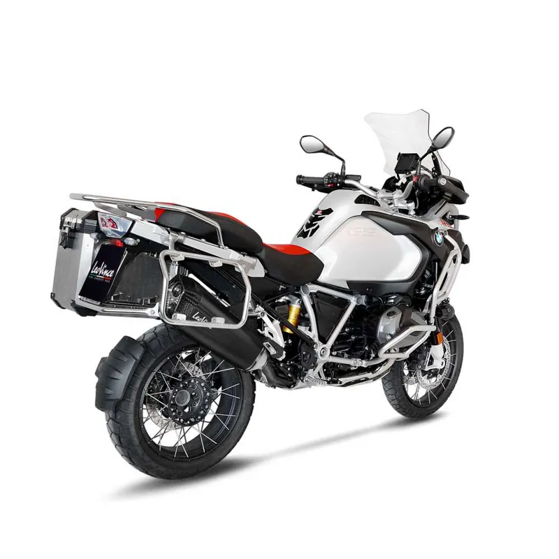 Commander Vite Système d?èchappement LeoVince LV-12 pour BMW R 1200 /1250 GS /Adventure, noir, slip on, E-approbation