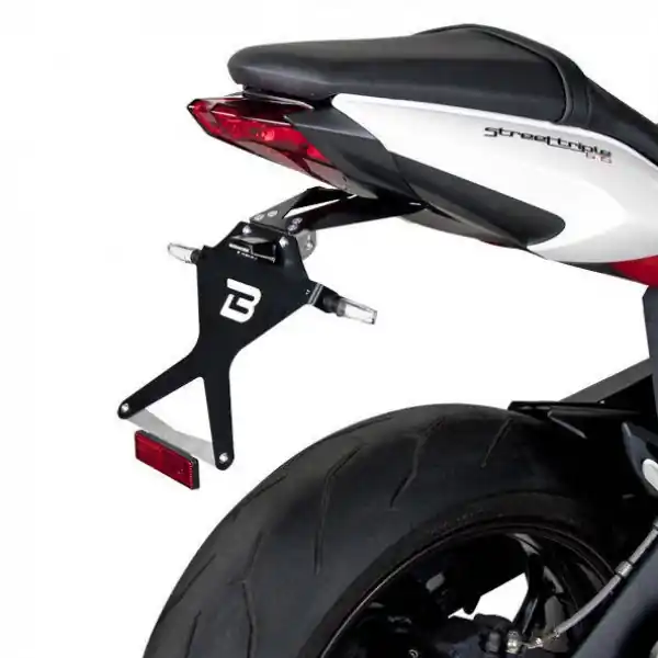 Support de plaque d&rsquo;immatriculation pour Triumph Street Triple 765 / R – Barracuda Solde