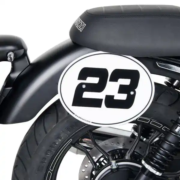 Plaque d&rsquo;immatriculation pour Moto Guzzi V7 II – Barracuda Soldes