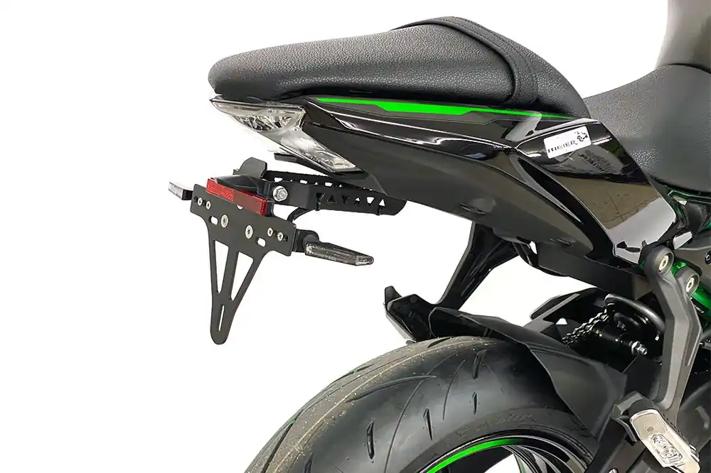 Offre Exclusive Support de plaque d&rsquo;immatriculation pour Kawasaki Z650 et Ninja 650 (17-)