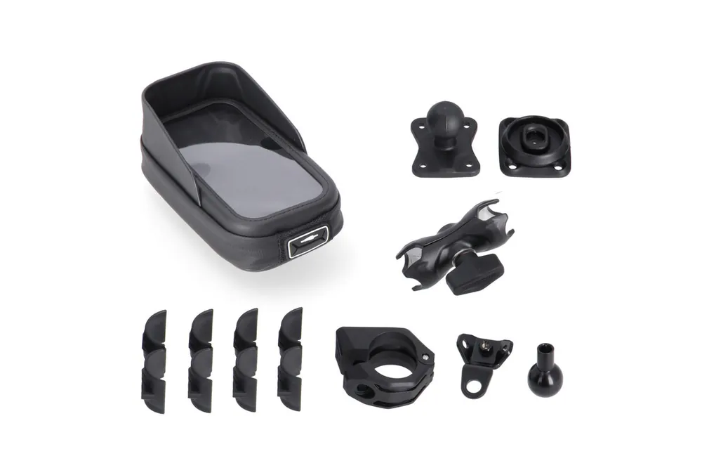 Seulement Aujourd&rsquo;hui SW-Motech Kit de support de navi T-Lock avec Phone Case pour Aprilia RSV 4 1000 RR /RF- SW Motech