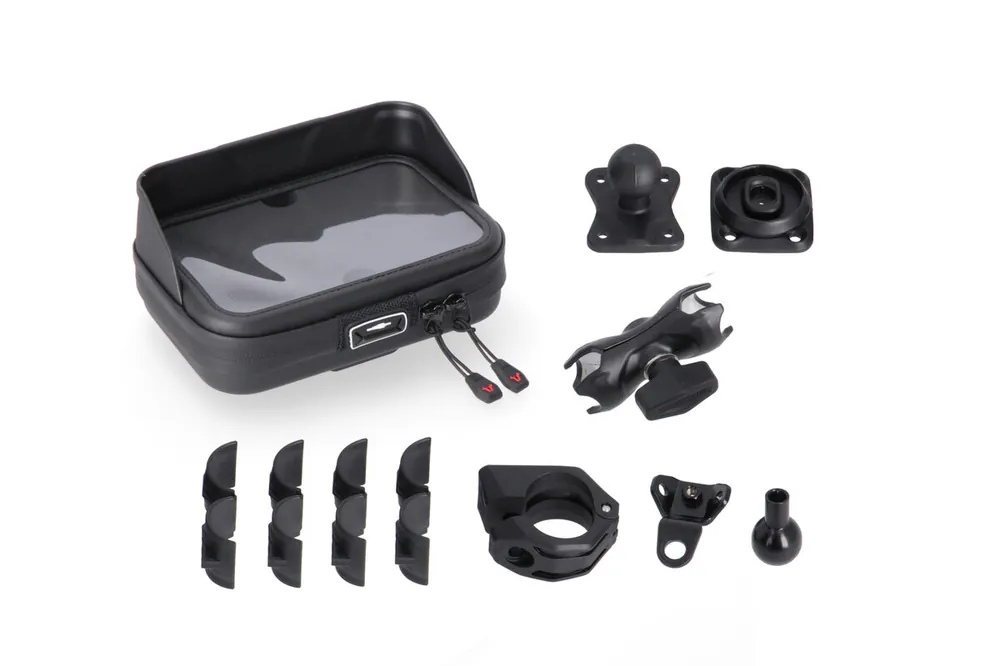 SW-Motech Kit de support de navi T-Lock avec Navi Case pour BMW S 1000 R /XR - SW Motech Commander Vite