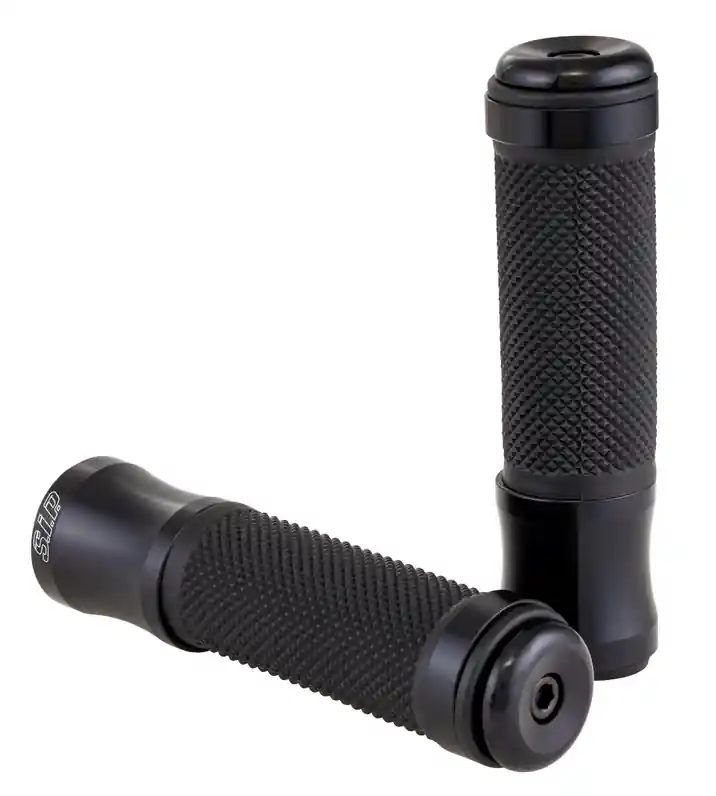 Super Prix Poignées Ø 24/24 mm, L 125 mm pour Vespa PX 125-200ccm, noir brillant