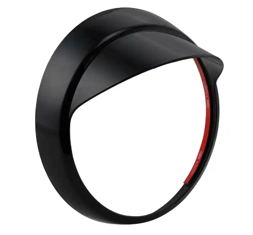 Certifié Anneau de lampe avec abat-jour pour Vespa LX 50-150ccm, noir brillant