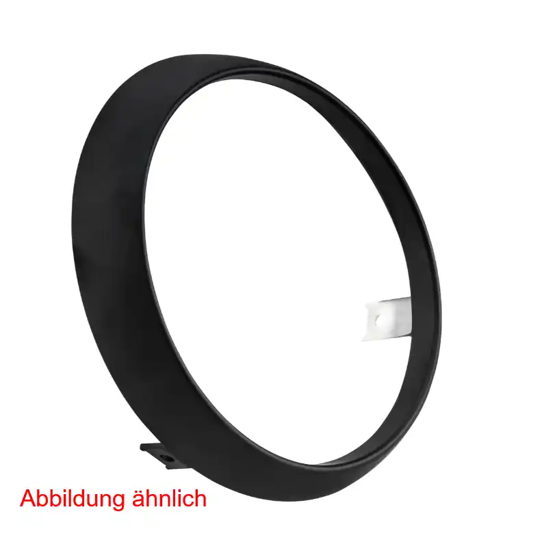 Anneau de lampe pour Vespa Primavera /Elettrica 50-150ccm 2T/4T, noir brillant Paiement Sécurisé