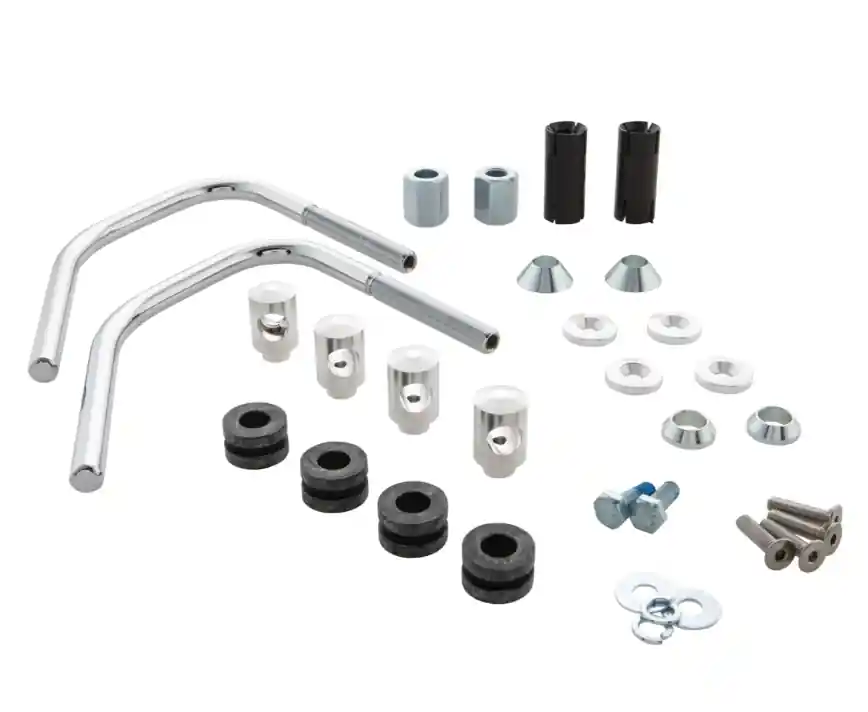 Matériel de montage Flyscreen pour Vespa Sprint 50-150ccm 2T/4T, argenté Meilleur Prix