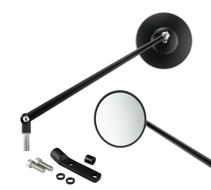 Prix Réduit Rétroviseur standard gauche ou droit pour Vespa PX 80-200ccm, noir