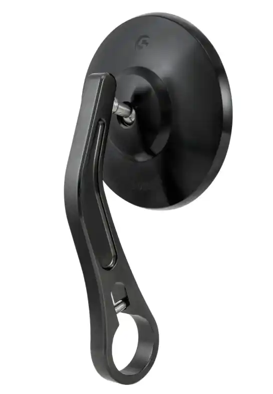 Rétroviseur d&rsquo;extrémité de guidon pour Vespa, gauche ou droite, rond, noir brillant Pas Cher