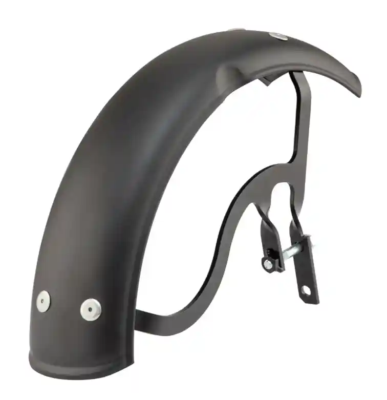 Aile Garelli pour Vespa PX 80-200ccm, métal, noir mat Prix Bas