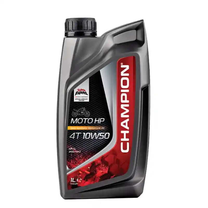 CHAMPION® Moto HP 4T 10W-50 huile moteur – 1 litre Commander Maintenant