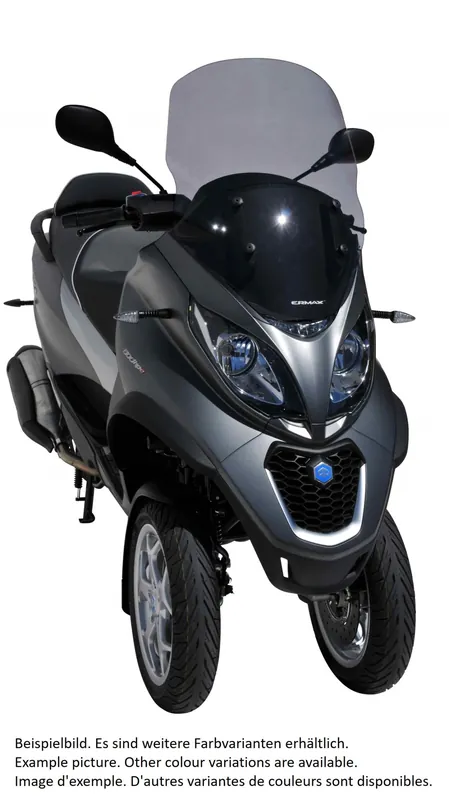 Pare-brise ERMAX Touring pour Piaggio MP3 400 HPE (-22), transparent Meilleure Vente
