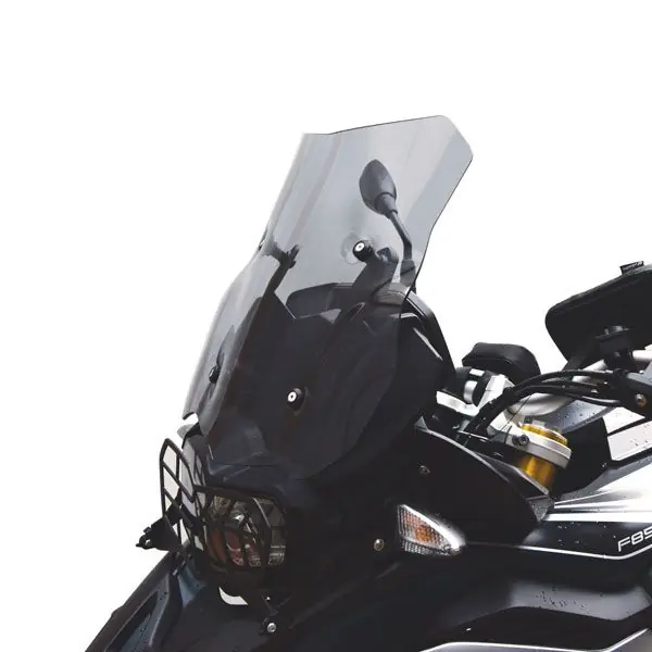 Must-Have Pare-brise bas sur supports d&rsquo;origine pour BMW F 850 GS (18-21), gris fumé foncé