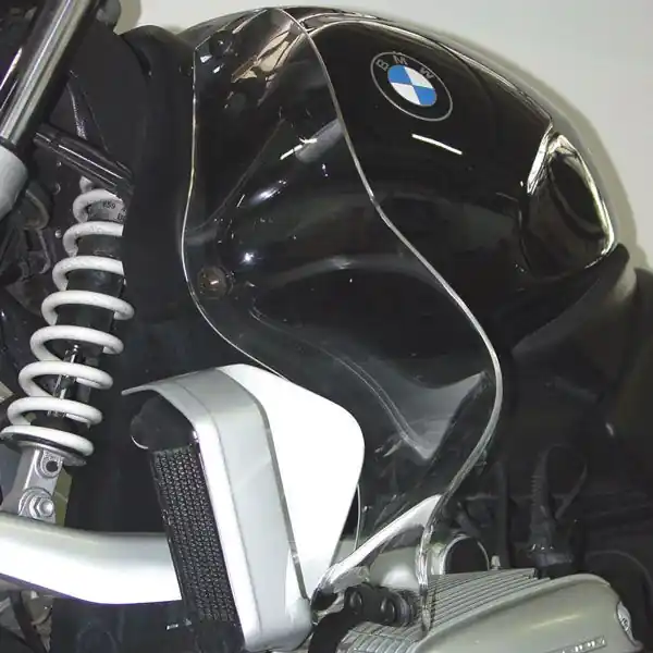 Bon Marché Protège-jambes pour BMW R 850 R /R 1100 R (94-02), paire, fumé clair