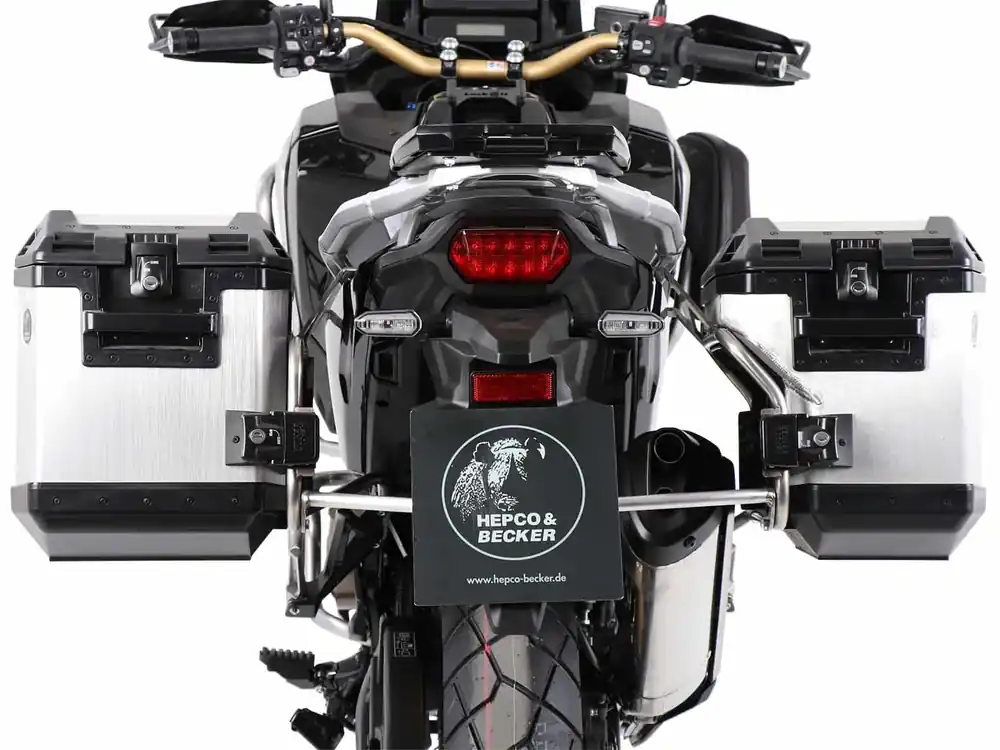 Vente Directe Set de porte-bagages Cutout argent pour Honda CRF 1100 L Africa Twin (24-) Hepco & Becker