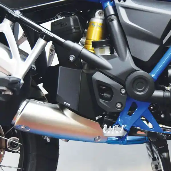 Nouveauté Pare-chaleur pour BMW R 1200 GS LC /Rallye (17-18), R 1250 GS, alu, noir