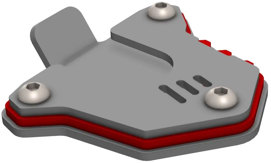 Élargissement du pied de béquille latérale pour Honda XL 750 Transalp, rouge Produit De Marque
