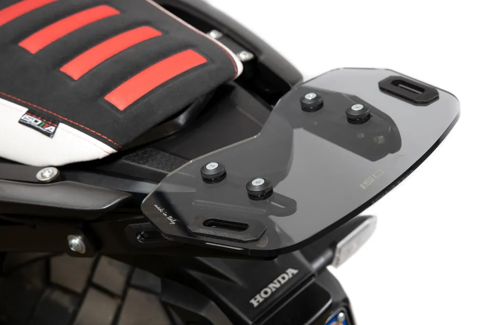 Haute Qualité Porte-bagages pour Honda CB 500 X (19-23), PMMA, fumé clair