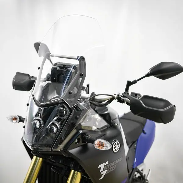 Nouveauté Pare-brise extra-haut transparent pour Yamaha Ténéré 700 (19-24)