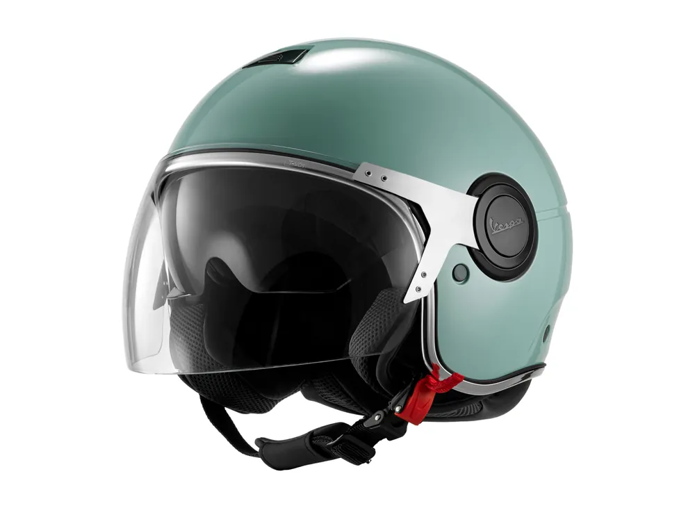 Offre Exclusive Vespa casque jet, Vespa Argentario, vert XS