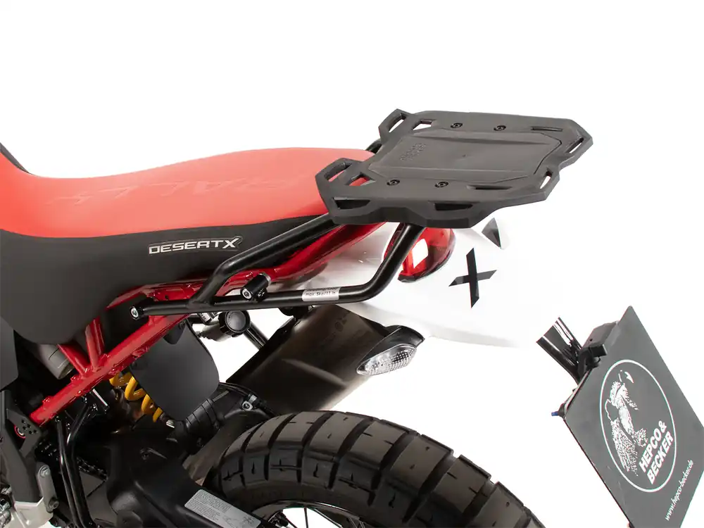 Promotion Saisonnière Porte-bagages arrière Smartrack noir pour Ducati DesertX (22-) Hepco & Becker