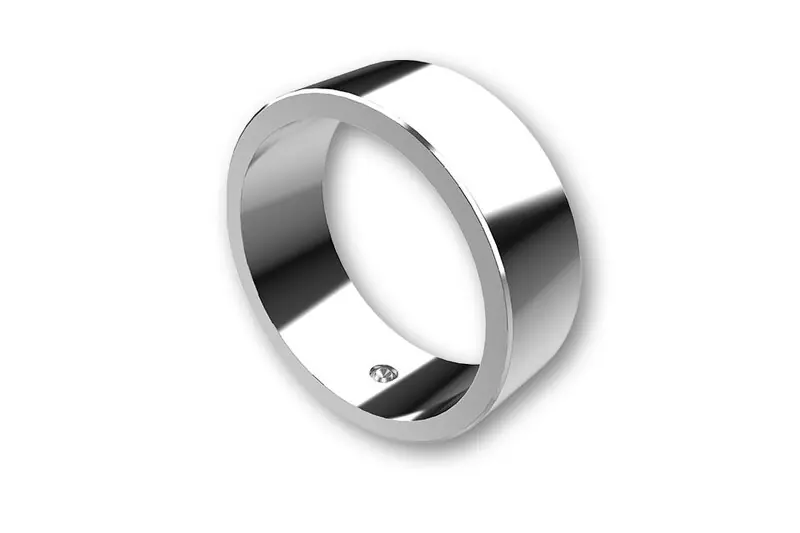 HIGHSIDER pro Anneau de couleur argent Pour les poids de guidon Prix Bas
