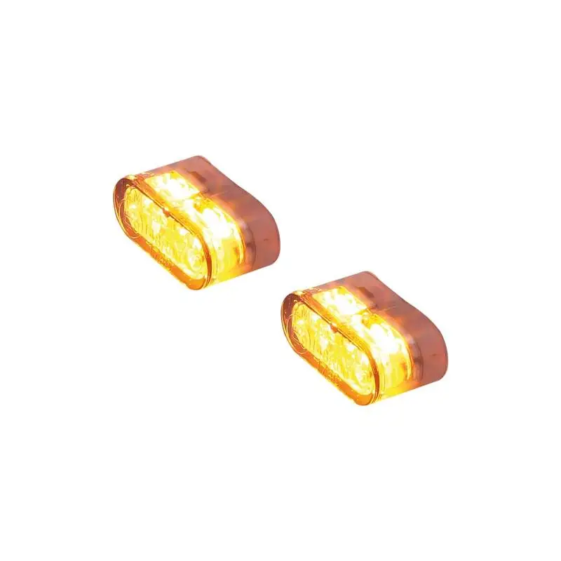 HIGHSIDER Pro Little Star_MX Pro Module de clignotant LED Boîtier noir / lentille gris fumée (paire), avant & Achetez Aujourd&rsquo;hui