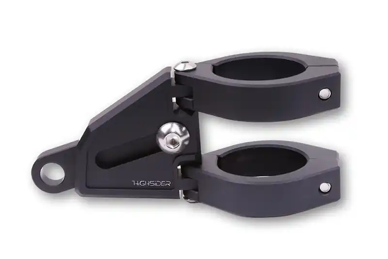 HIGHSIDER pro Extend Jeu de supports de lampe noir, CNC, aluminium, pour Ø 38-41 mm, longueur réglable Remise
