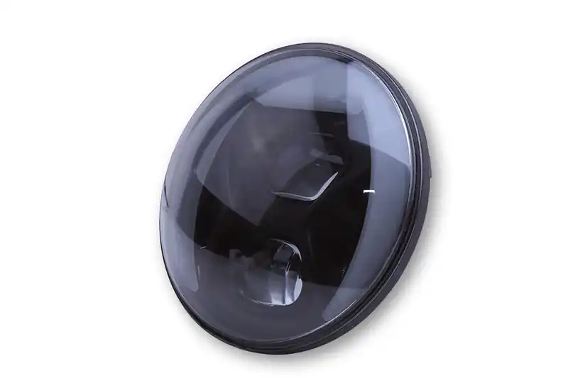 Produit De Marque HIGHSIDER pro 7 pouces Insert de phare type 8 LED noir E-approuvé (1pc)