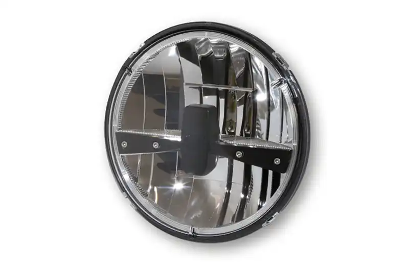 HIGHSIDER pro 7 pouces Insert de phare principal type 3 LED noir E-approuvé Marque