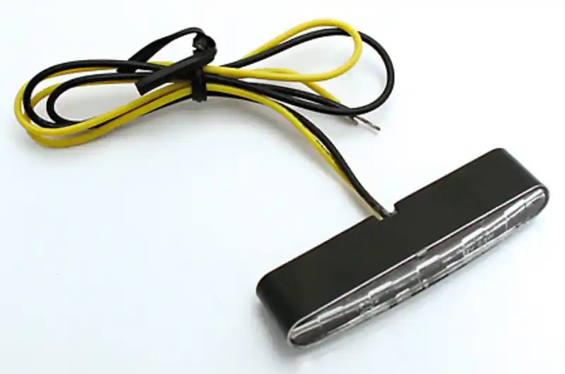 Achat Immédiat HIGHSIDER Pro Stripe Modules indicateurs LED Boîtier noir / Lentille claire (paire), avant & arrière