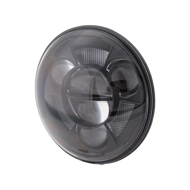 Bon Marché HIGHSIDER pro 7 pouces Insert de phare principal type 11 LED noir E-approuvé (1pc)