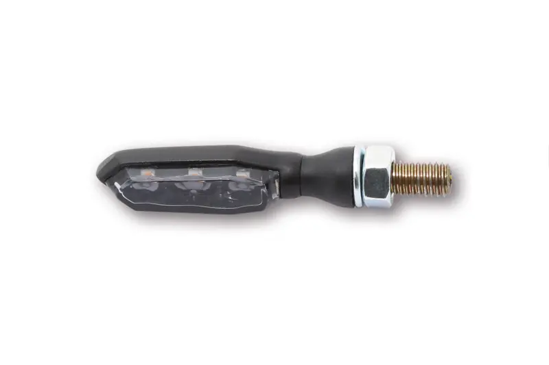 HIGHSIDER Pro Sonic-X1 LED Clignotants Boîtier noir / Lentille gris fumée (paire), Avant & Arrière Acheter En Ligne