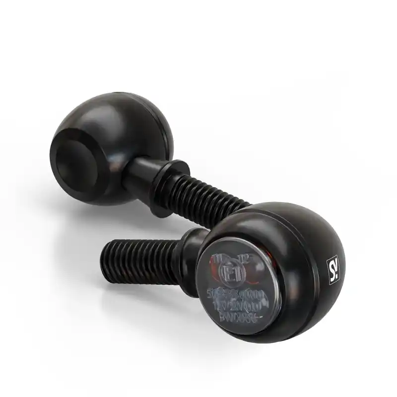 Marque HIGHSIDER smart Circula-S Clignotant/feu de position noir/teinté 2en1, homologué E (paire)