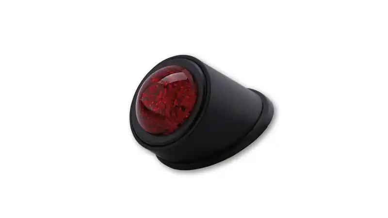 HIGHSIDER smart Old School Type 1 Feu arrière à LED noir E-approuvé (1pc) Haute Qualité