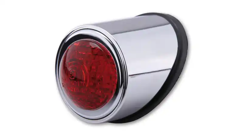 HIGHSIDER smart Old School Type 1 Feu arrière à LED chromé E-approuvé (1pc) Réduction