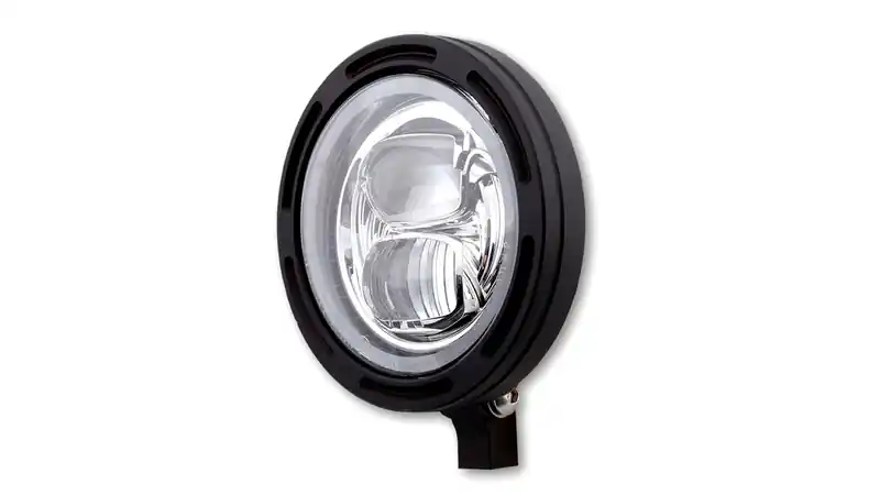 Prix Bas HIGHSIDER pro 5 3/4 pouces Phare Frame-R2 Type 7 LED Noir Fixation inférieure