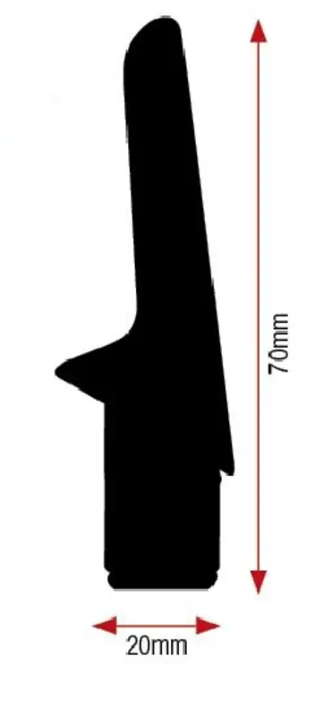 V PARTS Clignotant LED à crochet noir universel Produit De Marque